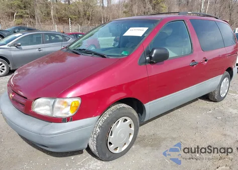 1998 Toyota Sienna Le z USA, uszkodzony, nr VIN 4T3ZF13C3WU081811